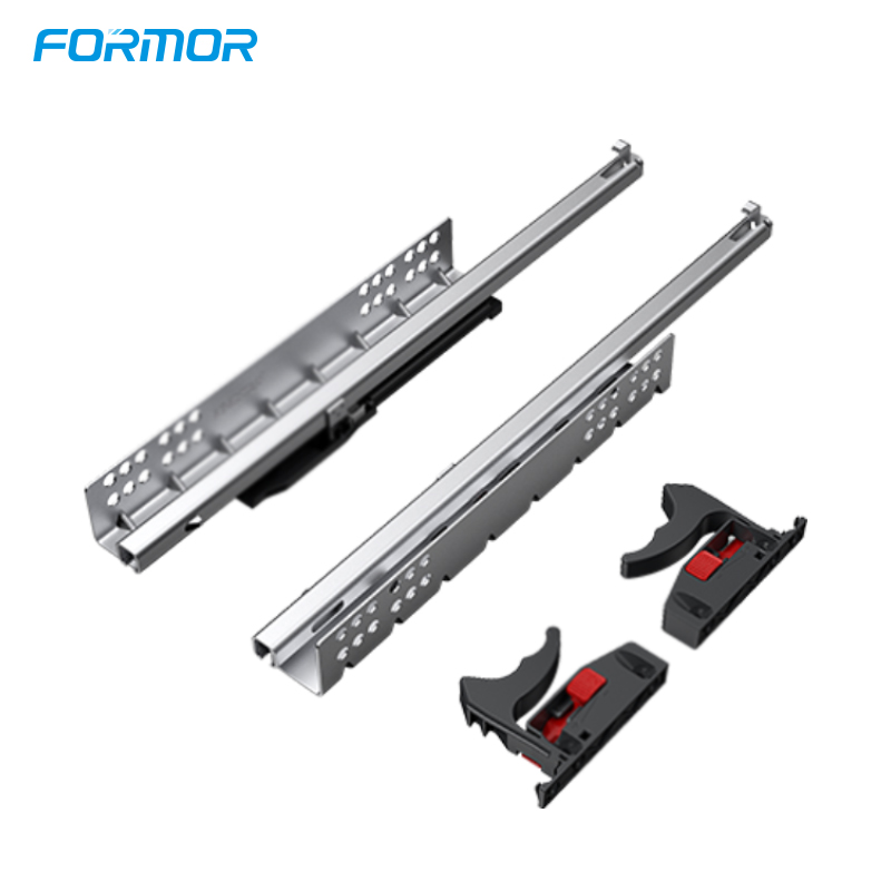 2Fold with 1D-adjustment part Undermount Slide 