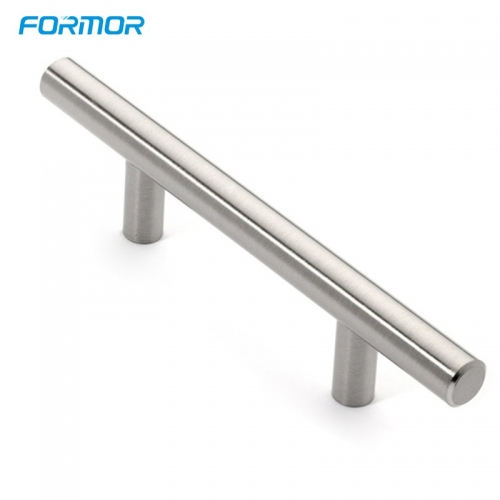 Stainless Steel T Bar Cabinet Handle Front View